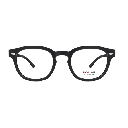 occhiale vista donna polar nero con clip sole 3t optic occhiali somma lombardo