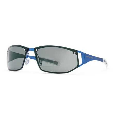 3t optic occhiali sole da moto emblema blu lente fumo